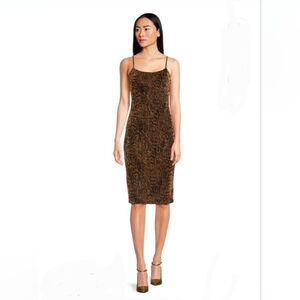 Planet Gold Juniors Metallic Midi Slip Dress Extra Large NWT